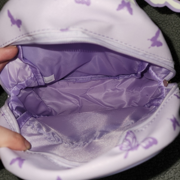 Purple Butterfly Kids Backpack - Picture 7 of 7